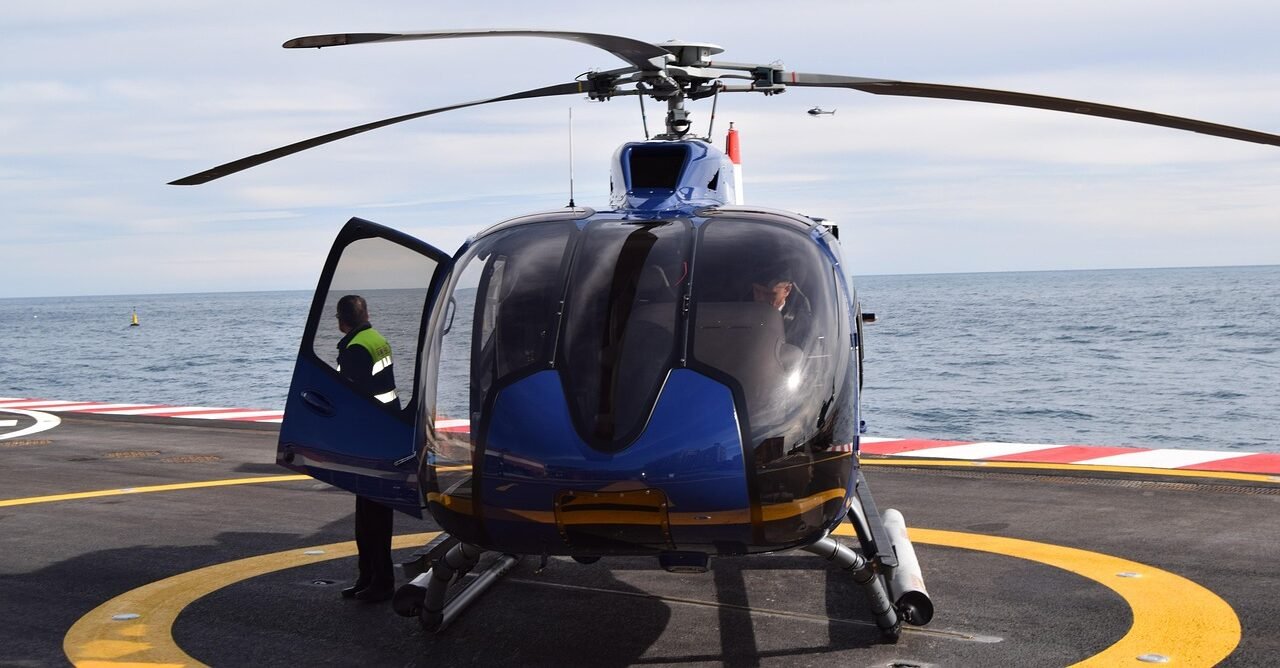 Millionaire helicopter
