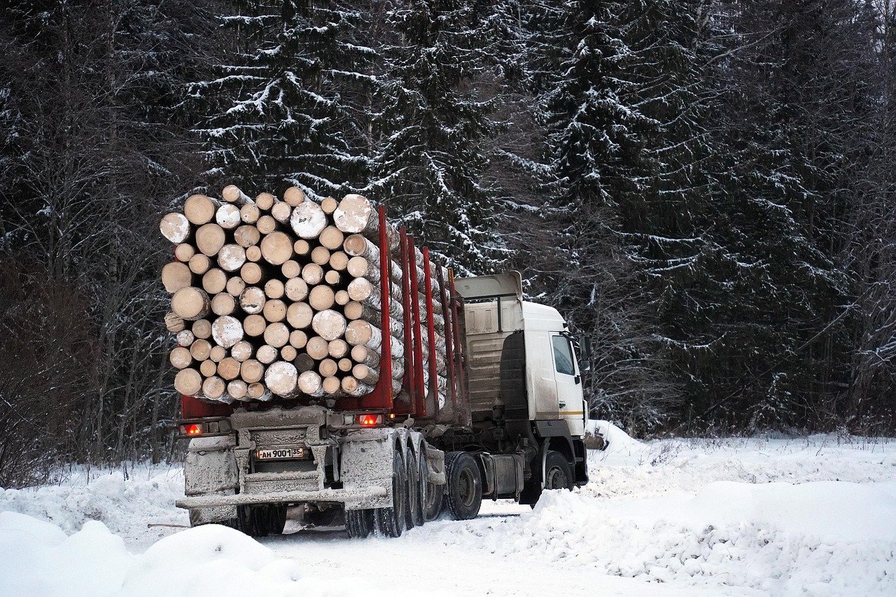 Lumber truck